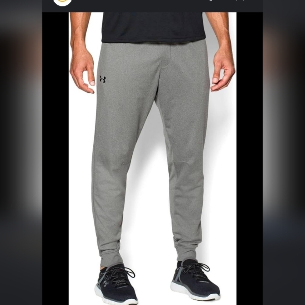 UNDER ARMOR MEN'S LOSE FIT GRAY JOGGERS LIKE NEW L 34